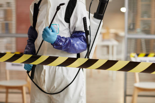 Professional Biohazard Cleanup technician working in Roselle, NJ
